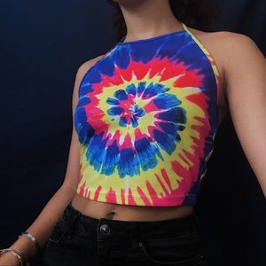 Tie-Dye Shein Halter Top